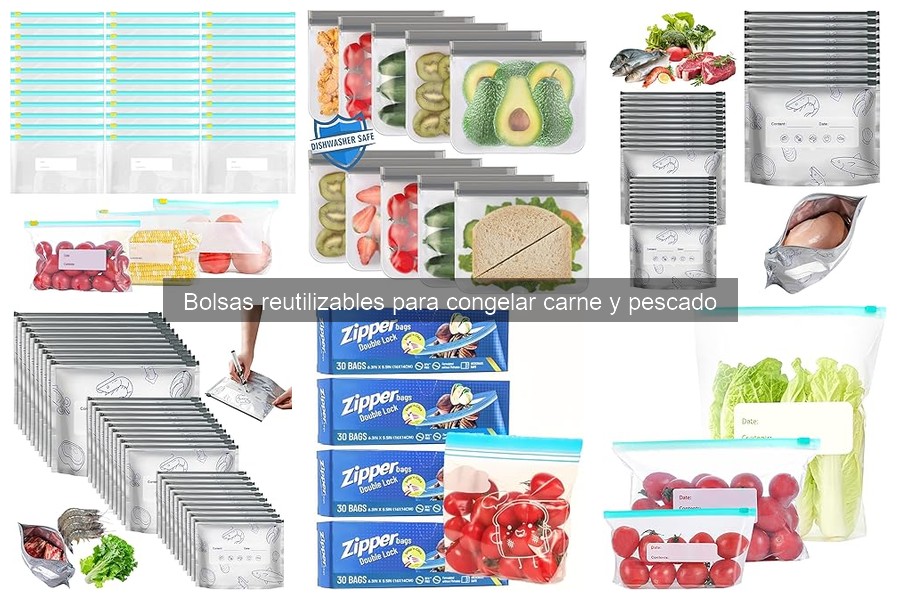 Cómo limpiar y cuidar bolsas reutilizables para congelar