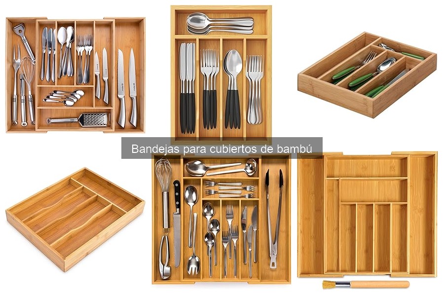 Cómo limpiar y mantener bandejas de cubiertos de bambú