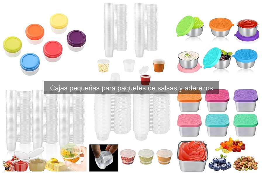 Cómo limpiar y mantener cajas para salsas y aderezos