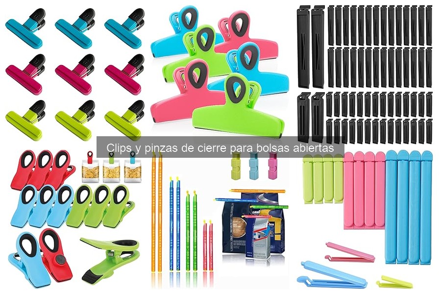 Cómo limpiar y mantener clips y pinzas de cierre de bolsas