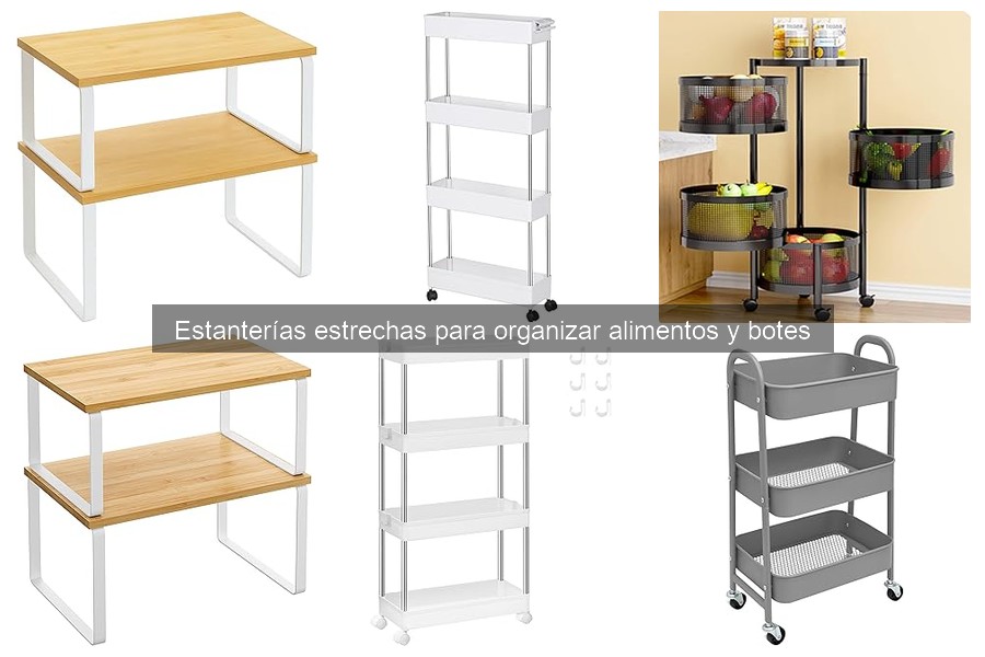 Cómo limpiar y mantener estanterías estrechas en tu cocina