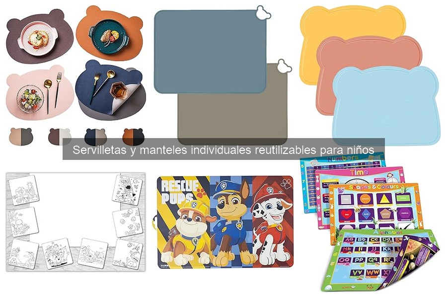 Cómo limpiar y mantener servilletas y manteles para niños