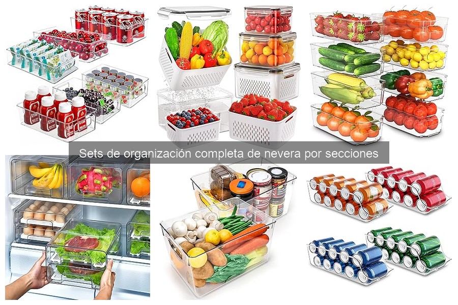 Cómo Limpiar y Mantener Sets de Organización de Nevera