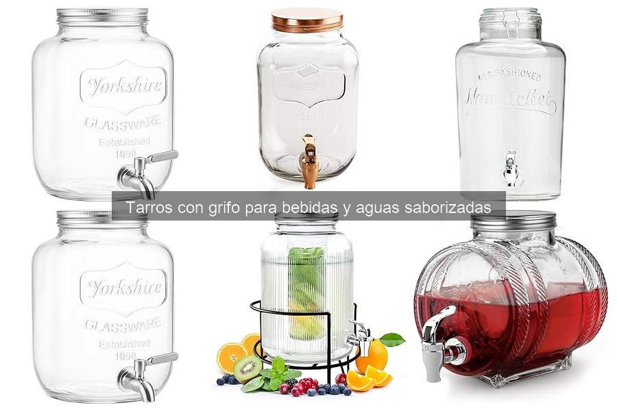 Cómo limpiar y mantener tarros con grifo de forma efectiva