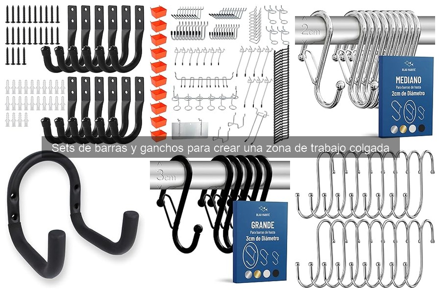 Cómo mantener barras y ganchos en la cocina