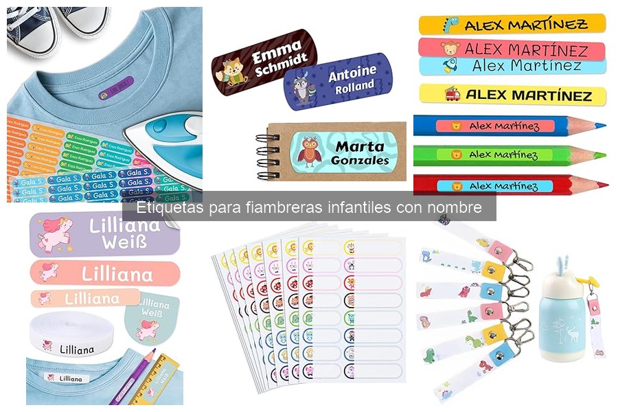 Cómo mantener etiquetas para fiambreras infantiles en buen estado