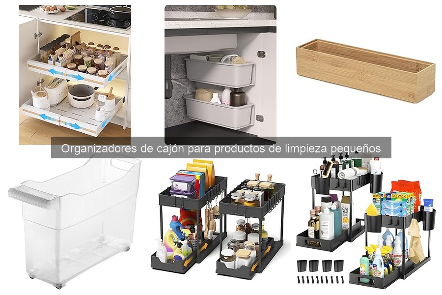 Cómo mantener organizado el cajón de limpieza en tu hogar