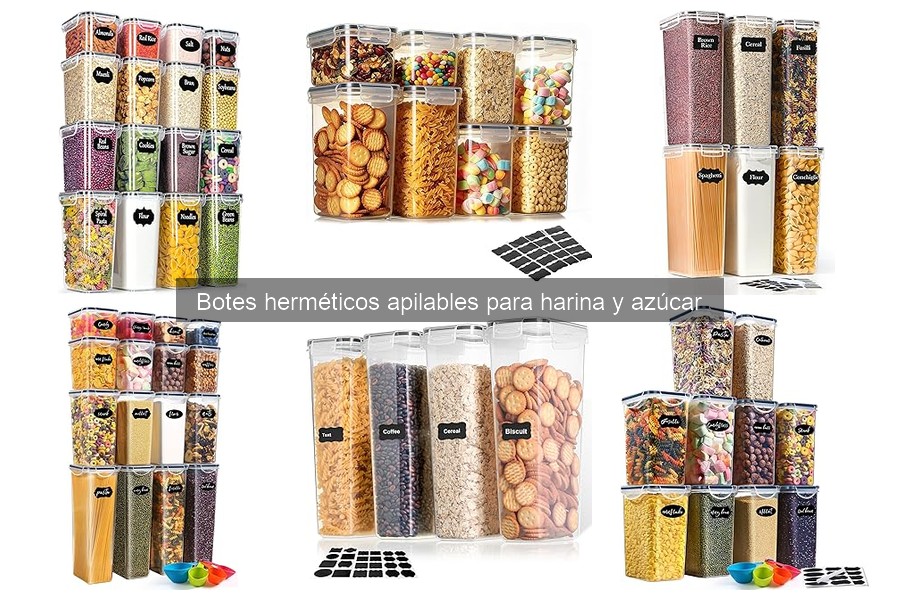 Cómo Organizar la Despensa con Botes Herméticos Apilables