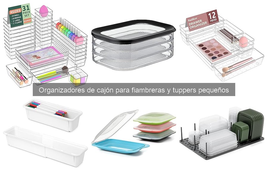 Cómo organizar tu cajón de fiambreras y tuppers pequeños