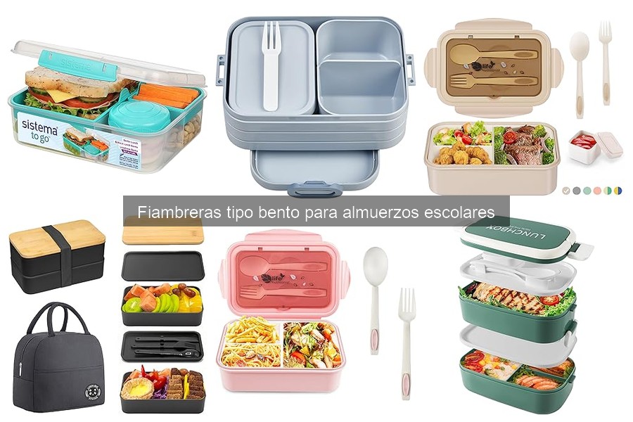 Cómo organizar una fiambrera tipo bento para almuerzos escolares
