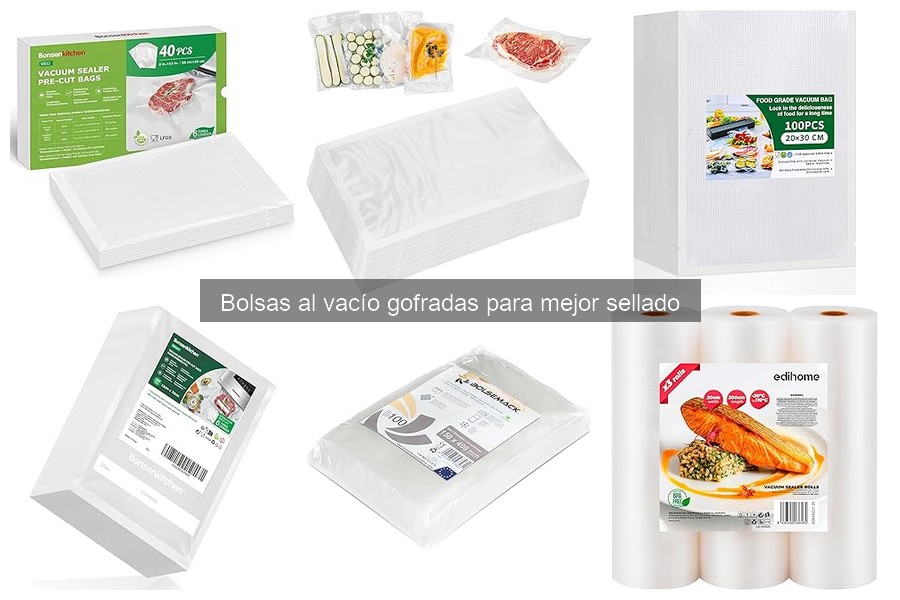 Cómo Usar Bolsas al Vacío Gofradas para un Sellado Perfecto