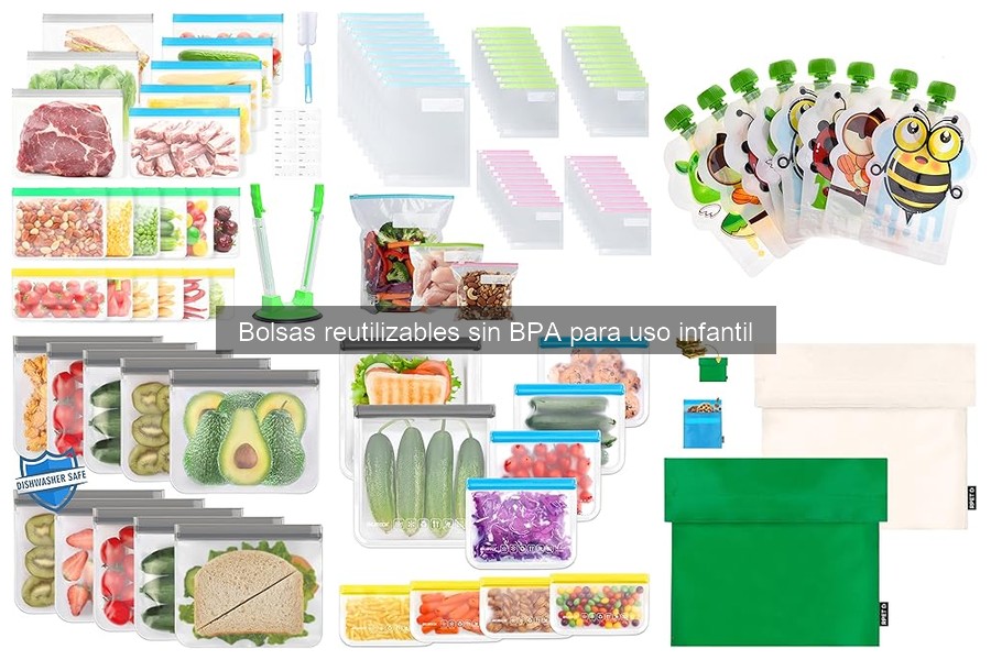 Cómo usar bolsas reutilizables sin BPA para niños