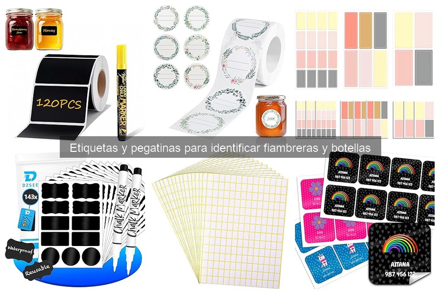 Cómo usar etiquetas en fiambreras y botellas de forma efectiva