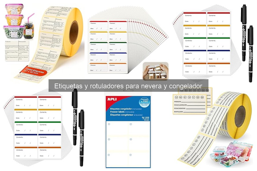 Cómo usar etiquetas para organizar la comida en la nevera