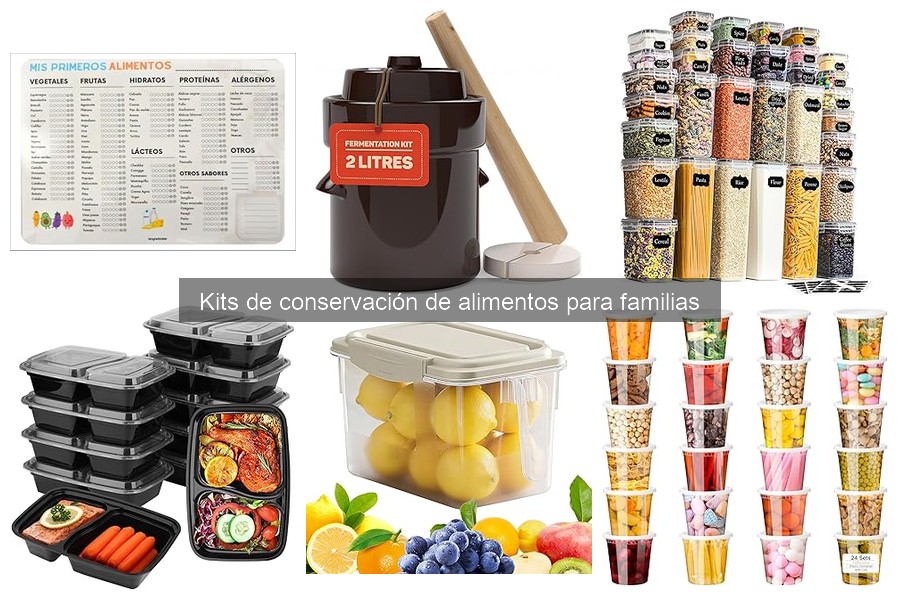 Cómo utilizar un kit de conservación de alimentos correctamente