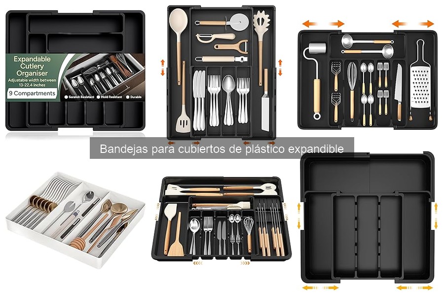 Comparativa: Bandejas para cubiertos de plástico vs madera