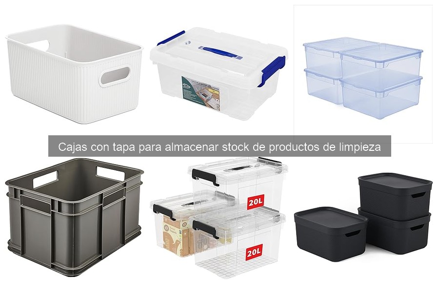 Comparativa: Cajas de Plástico vs Cajas de Cartón para Limpieza