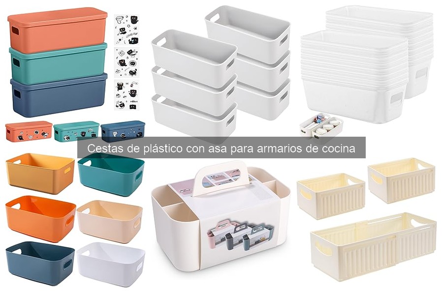 Comparativa: Cestas de Plástico Con Asa vs. Otros Materiales