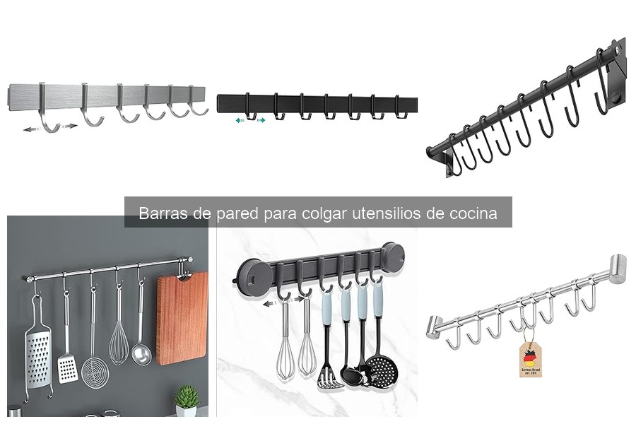 Comparativa de barras de pared: metal, madera y plástico