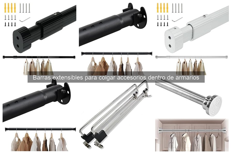 Comparativa de Barras Extensibles para Colgar Accesorios
