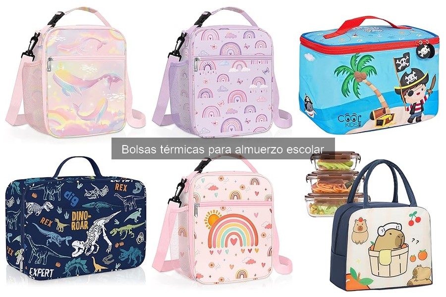Comparativa de bolsas térmicas para almuerzo escolar