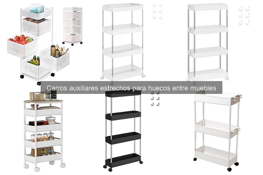 Comparativa de Carros Auxiliares Estrechos para Cocinas