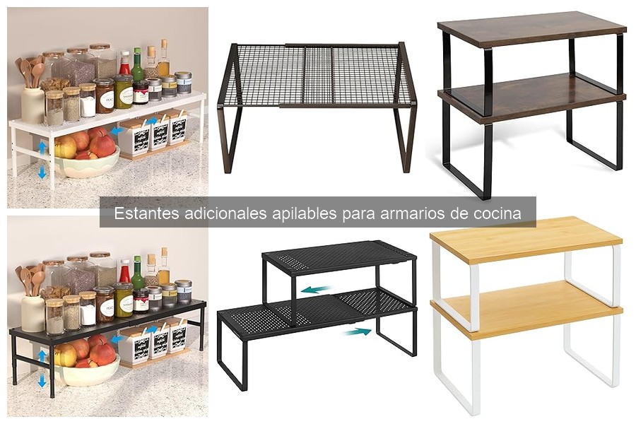 Comparativa de Estantes Apilables para Cocina 2023