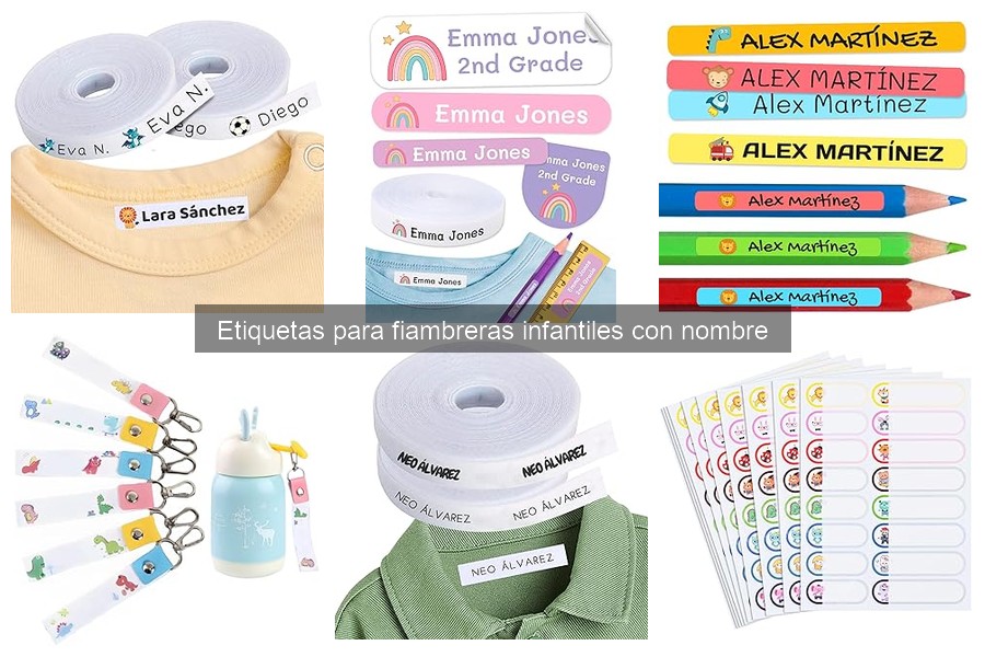 Comparativa de etiquetas para fiambreras infantiles