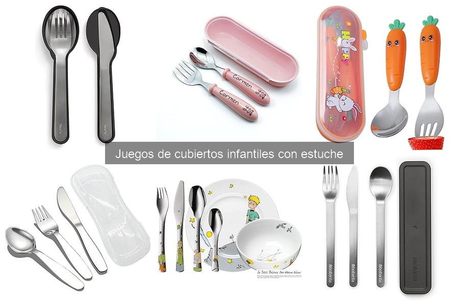 Comparativa de Juegos de Cubiertos Infantiles con Estuche