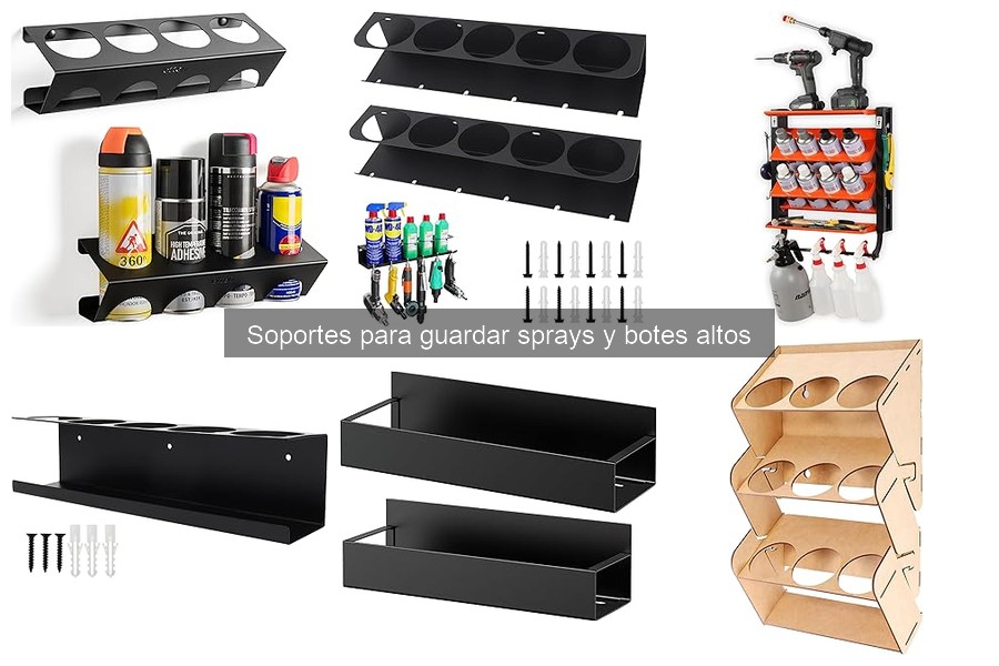 Comparativa de los Mejores Soportes para Sprays y Botes Altos