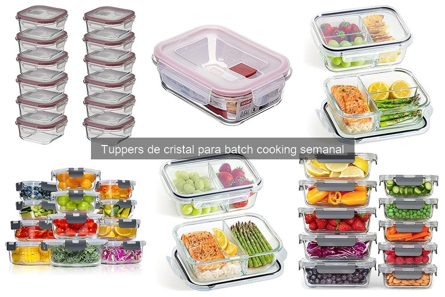 Comparativa de los mejores tuppers de cristal para batch cooking