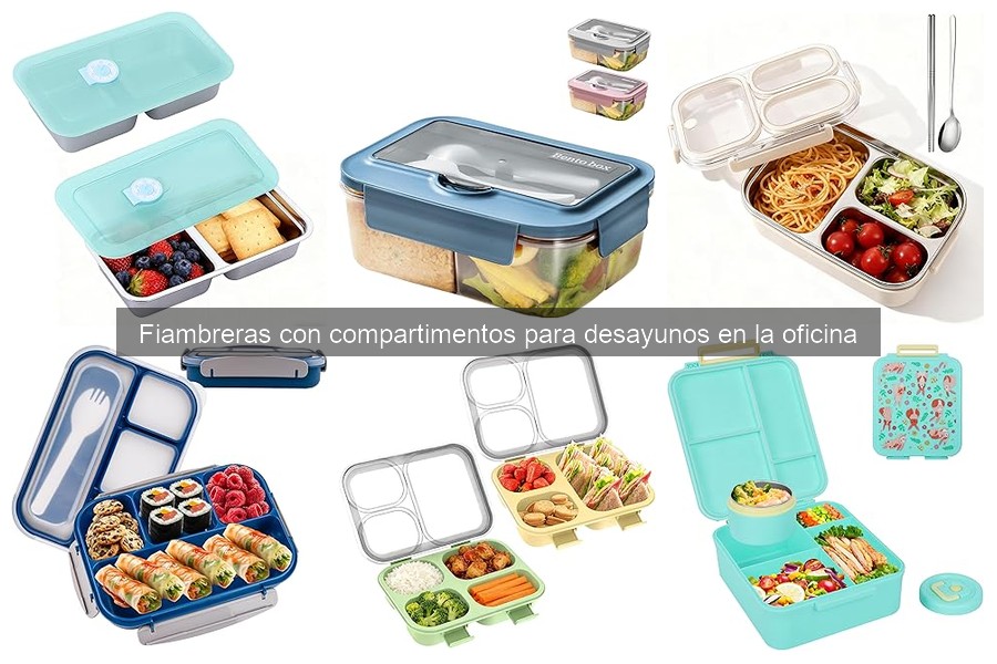 Comparativa de materiales en fiambreras con compartimentos