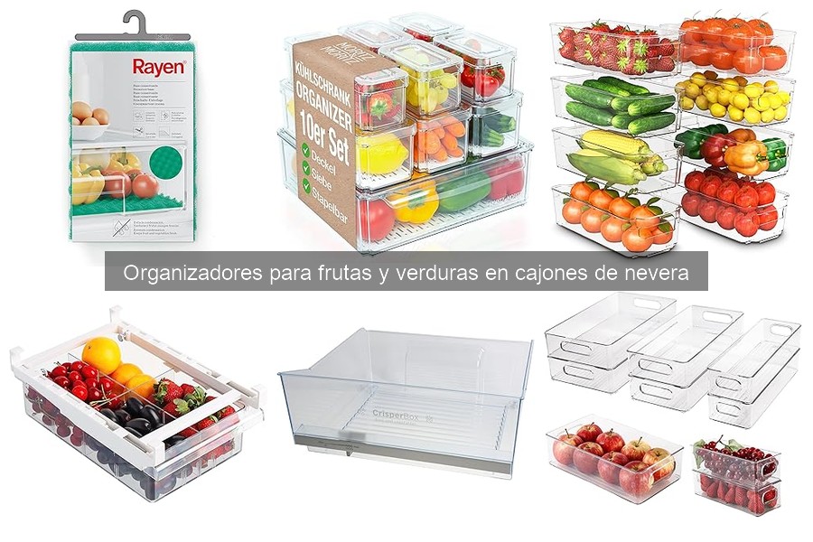 Comparativa de materiales en organizadores de frutas y verduras
