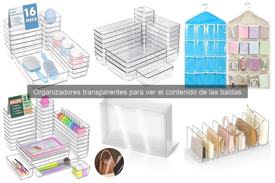 Comparativa de materiales en organizadores transparentes