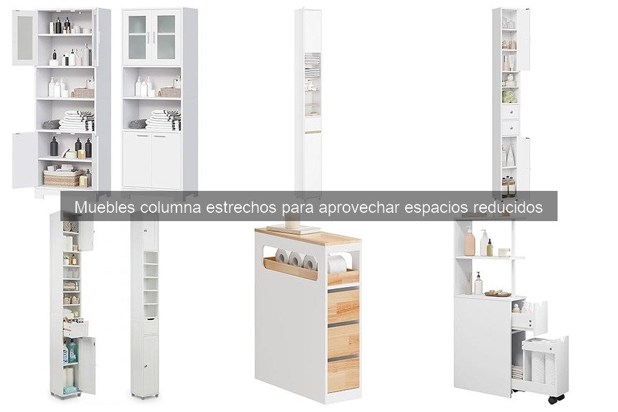 Comparativa de muebles columna estrechos: calidad y precios