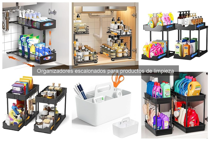 Comparativa de Organizadores Escalonados para Cocina