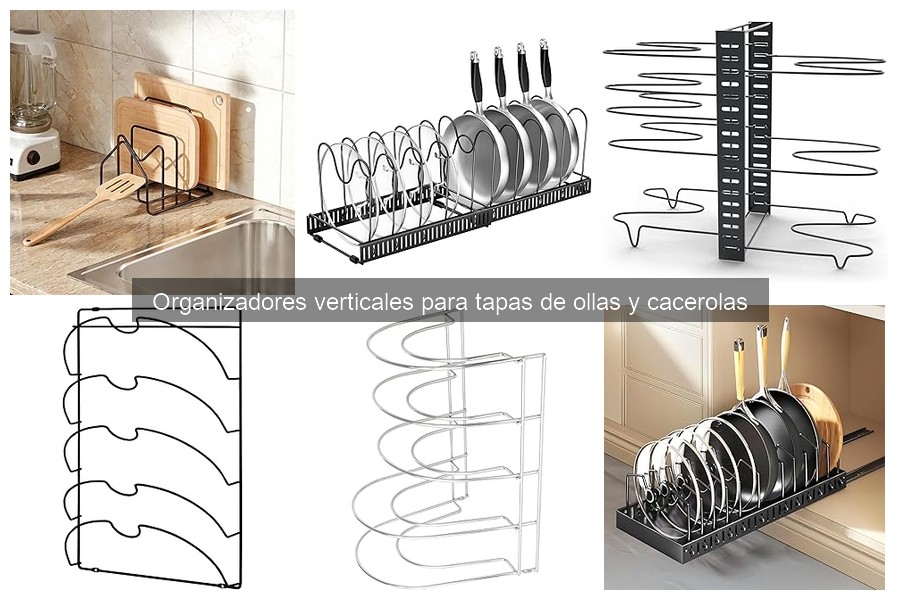 Comparativa de Organizadores Verticales para Tapas de Ollas