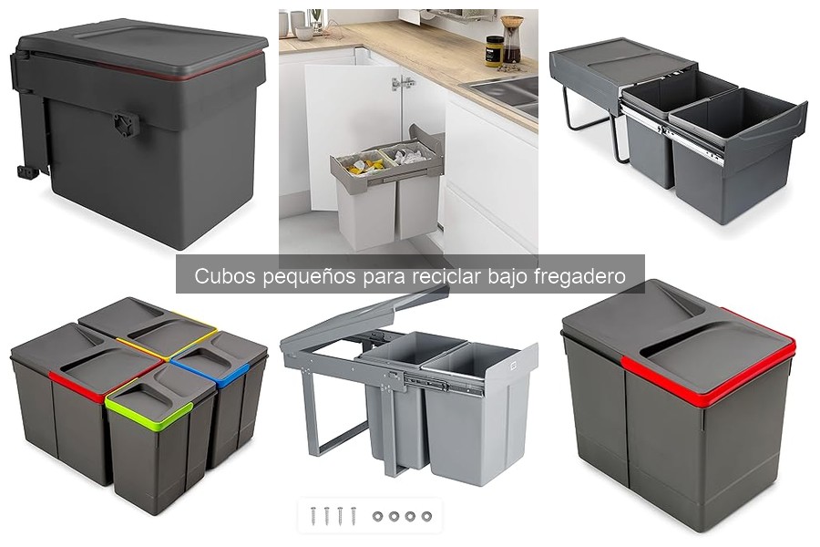 Comparativa de precios de cubos pequeños para reciclar