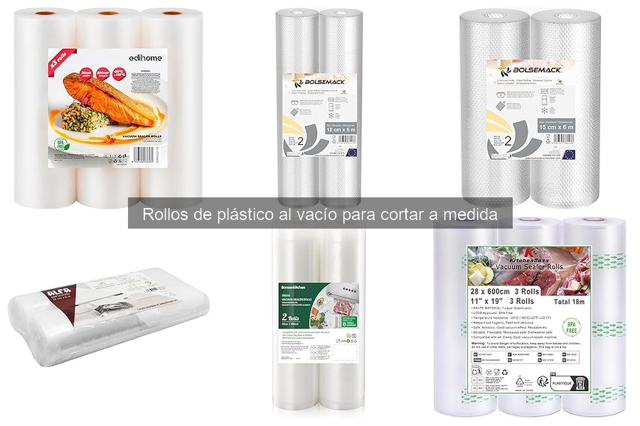 Comparativa de rollos de plástico al vacío: calidad y precio