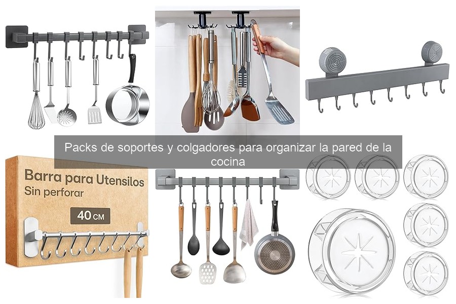 Comparativa de Soportes y Colgadores para la Cocina