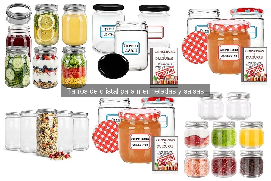 Comparativa de Tarros de Cristal para Conservar Alimentos