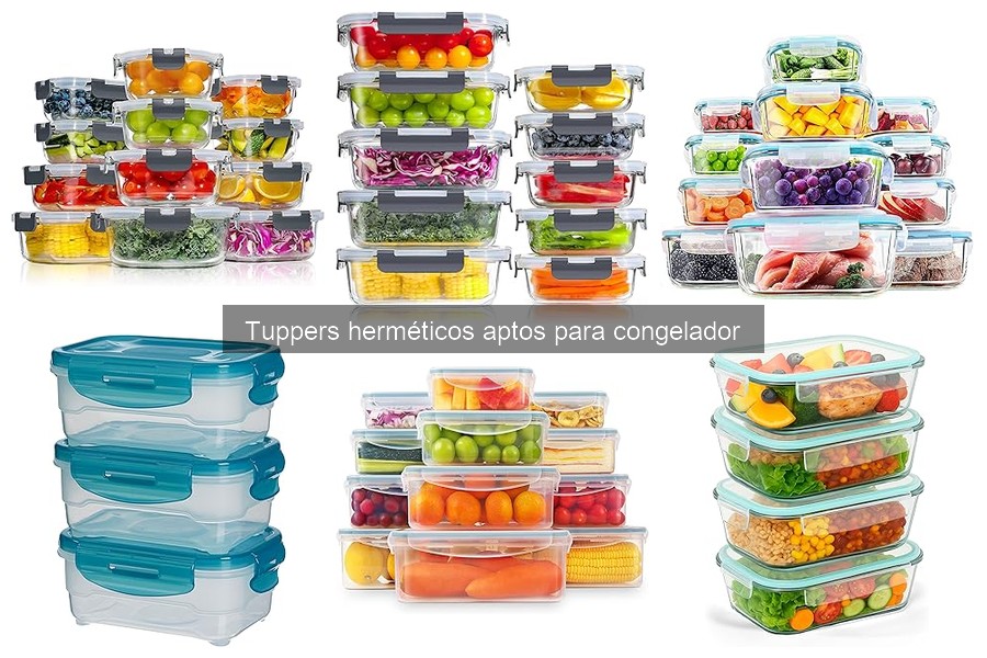 Comparativa de Tuppers Herméticos para Congelador