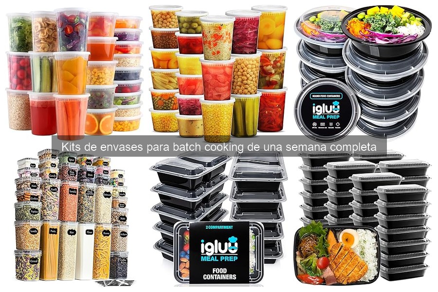 Comparativa: Envases de Plástico vs Vidrio para Batch Cooking