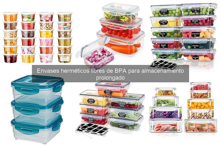 Comparativa: Envases herméticos de cristal vs plástico sin BPA