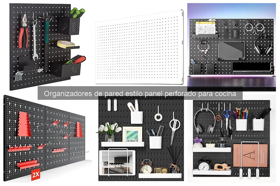 Comparativa: Organizadores de Pared vs. Estantes Abiertos en Cocina