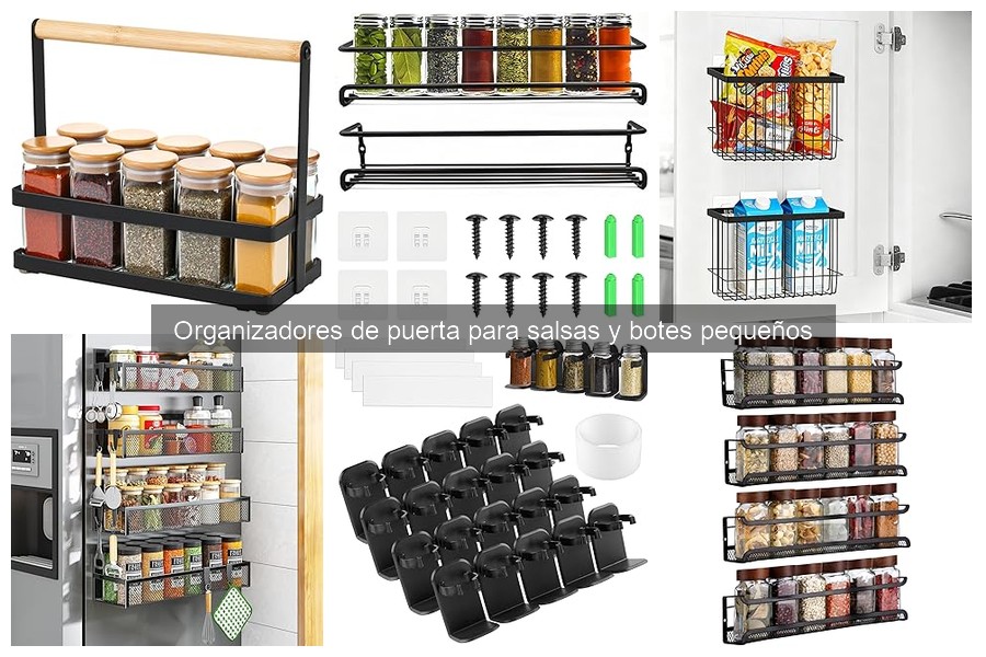 Comparativa: Organizadores de puerta vs Estanterías para salsas