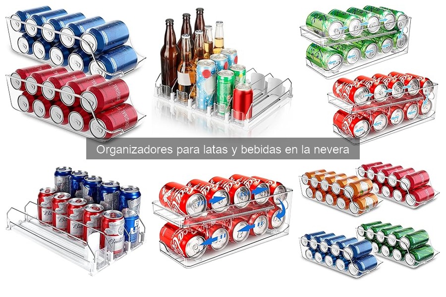 Comparativa: Organizadores para Latas vs Botellas en Nevera