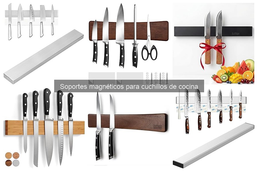 Comparativa: Soportes Magnéticos vs Otros Métodos de Almacenamiento de Cuchillos