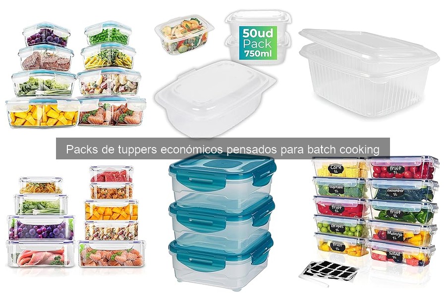 Comparativa: Tuppers de Plástico vs Vidrio para Batch Cooking