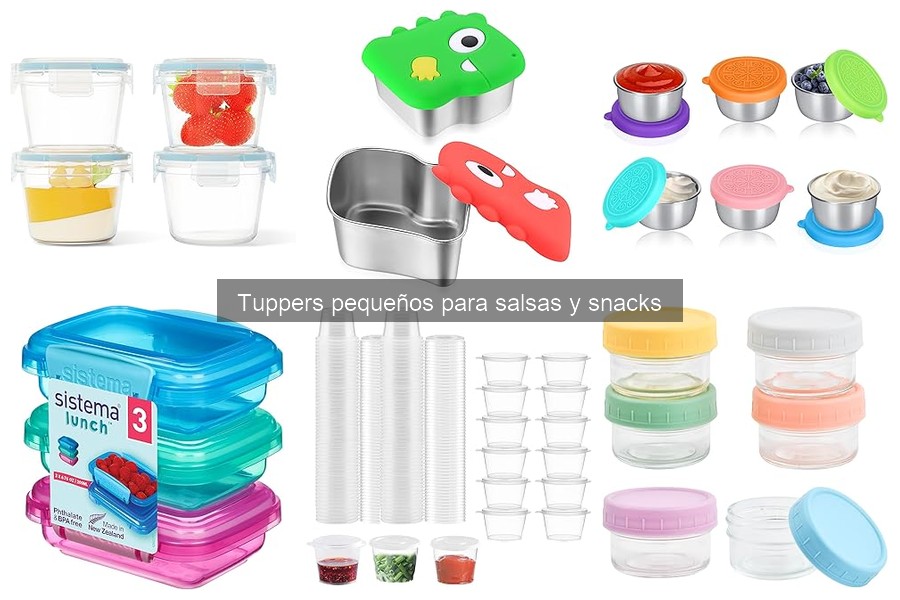 Comparativa: Tuppers pequeños vs otros envases para alimentos